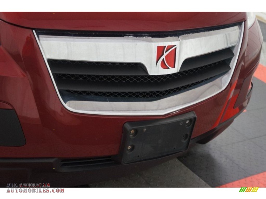 2009 Outlook XR AWD - Red Jewel Tintcoat / Black photo #37