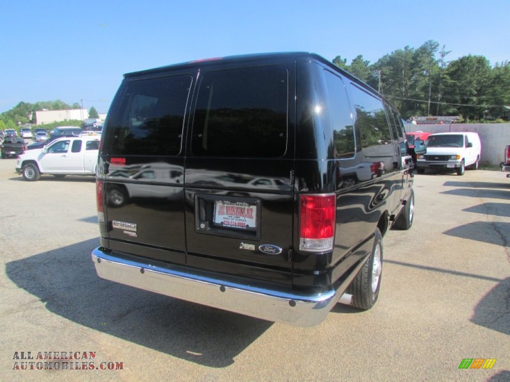 2013 E Series Van E350 XLT Extended Passenger - Dark Blue Pearl / Medium Flint photo #9