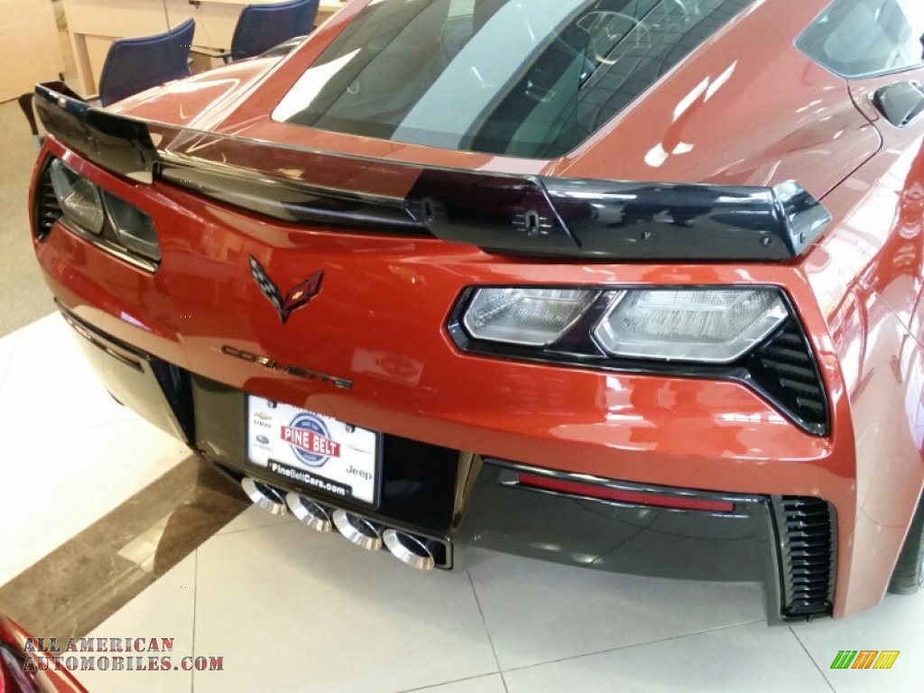 2015 Corvette Z06 Coupe - Daytona Sunrise Orange Metallic / Jet Black photo #4