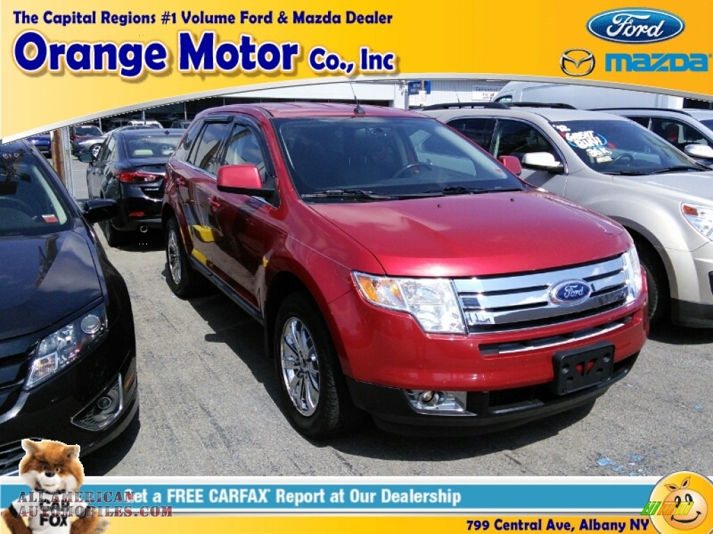 Red Candy Metallic / Charcoal Black Ford Edge Limited AWD