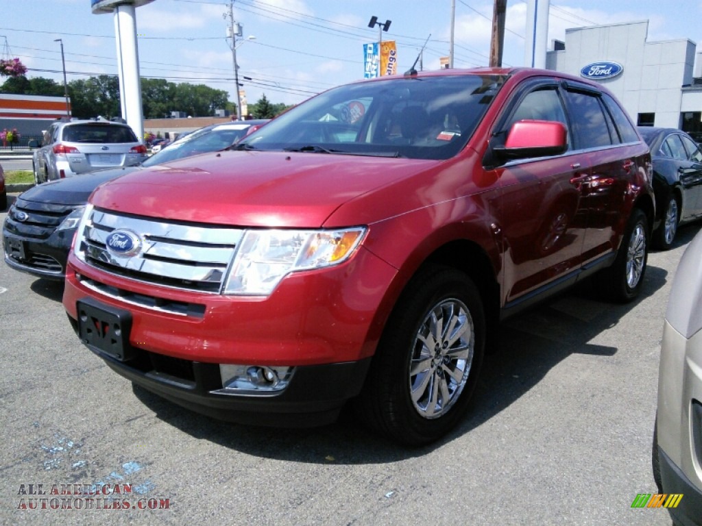 2010 Edge Limited AWD - Red Candy Metallic / Charcoal Black photo #3
