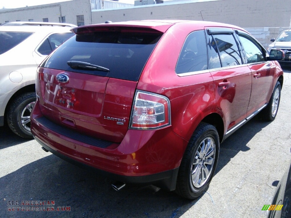 2010 Edge Limited AWD - Red Candy Metallic / Charcoal Black photo #5