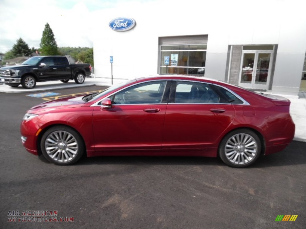 2013 MKZ 2.0L EcoBoost AWD - Ruby Red / Charcoal Black photo #2