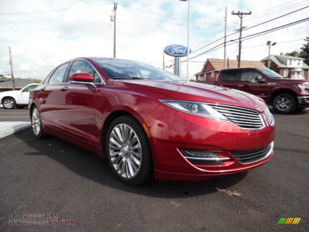 2013 MKZ 2.0L EcoBoost AWD - Ruby Red / Charcoal Black photo #7