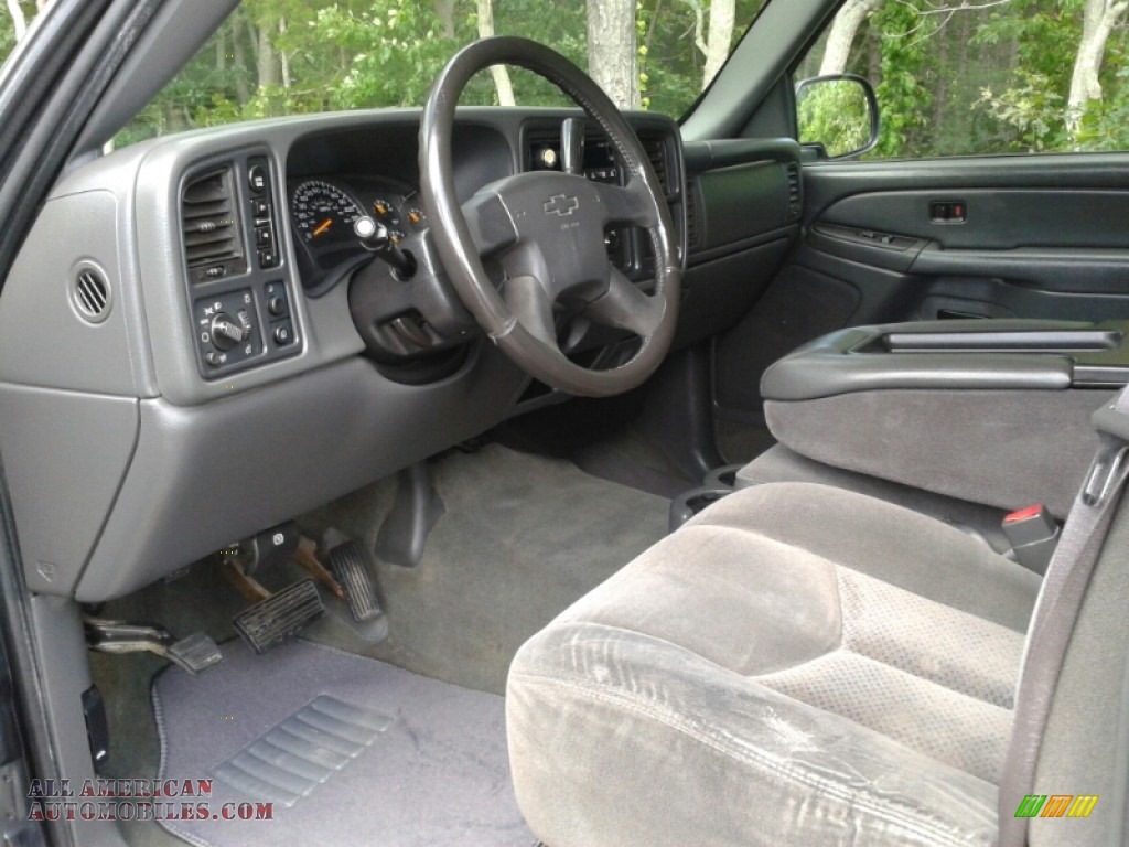 2004 Silverado 1500 Z71 Extended Cab 4x4 - Dark Gray Metallic / Medium Gray photo #12