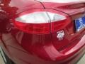 Ford Fiesta SE Sedan Ruby Red Metallic photo #8