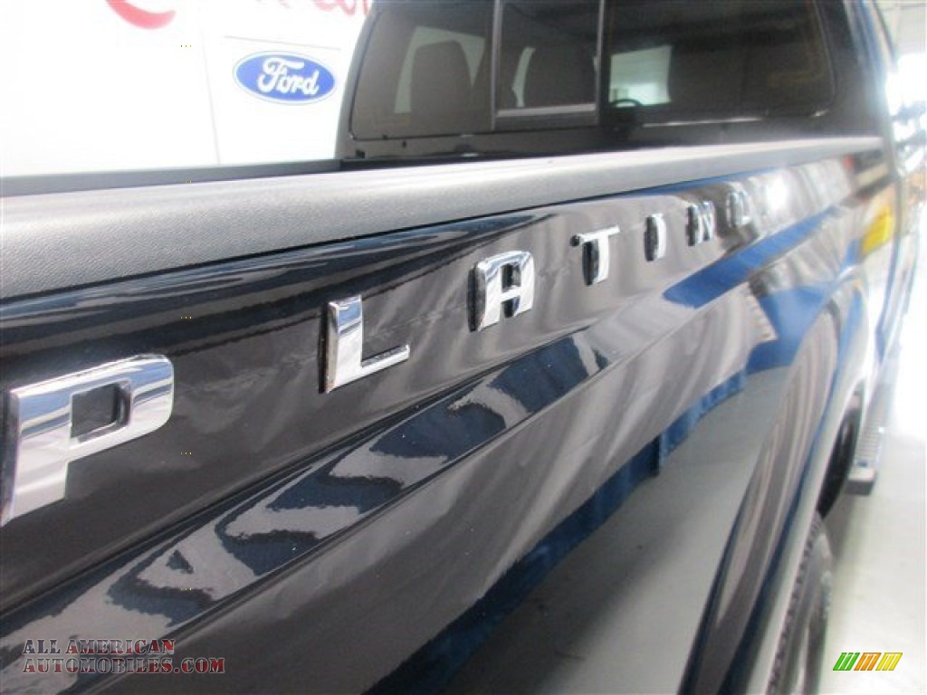 2016 F250 Super Duty Lariat Crew Cab 4x4 - Shadow Black / Platinum Black photo #9