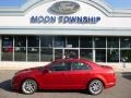 Ford Fusion SEL V6 Red Candy Metallic photo #7