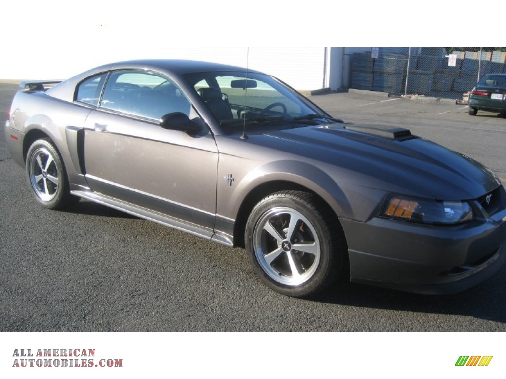 2003 Mustang Mach 1 Coupe - Dark Shadow Grey Metallic / Dark Charcoal photo #1