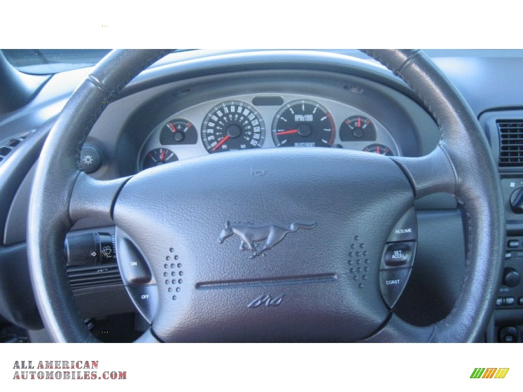 2003 Mustang Mach 1 Coupe - Dark Shadow Grey Metallic / Dark Charcoal photo #10