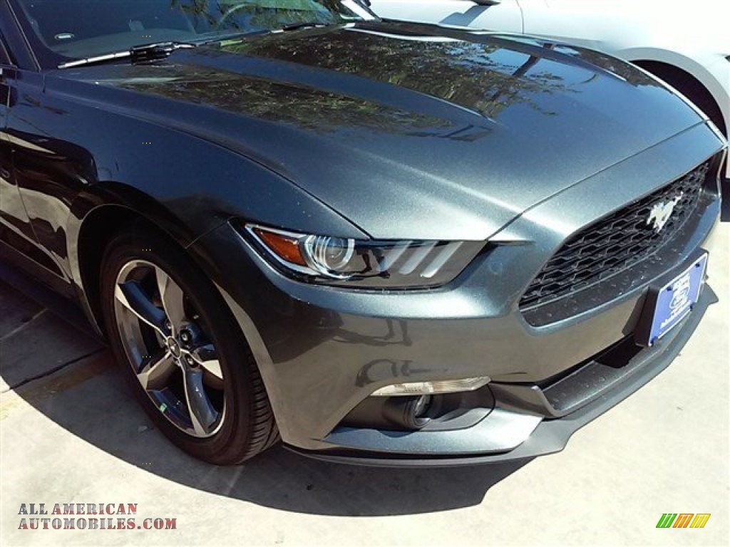 2016 Mustang V6 Coupe - Guard Metallic / Ebony photo #3