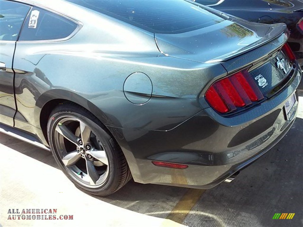 2016 Mustang V6 Coupe - Guard Metallic / Ebony photo #8