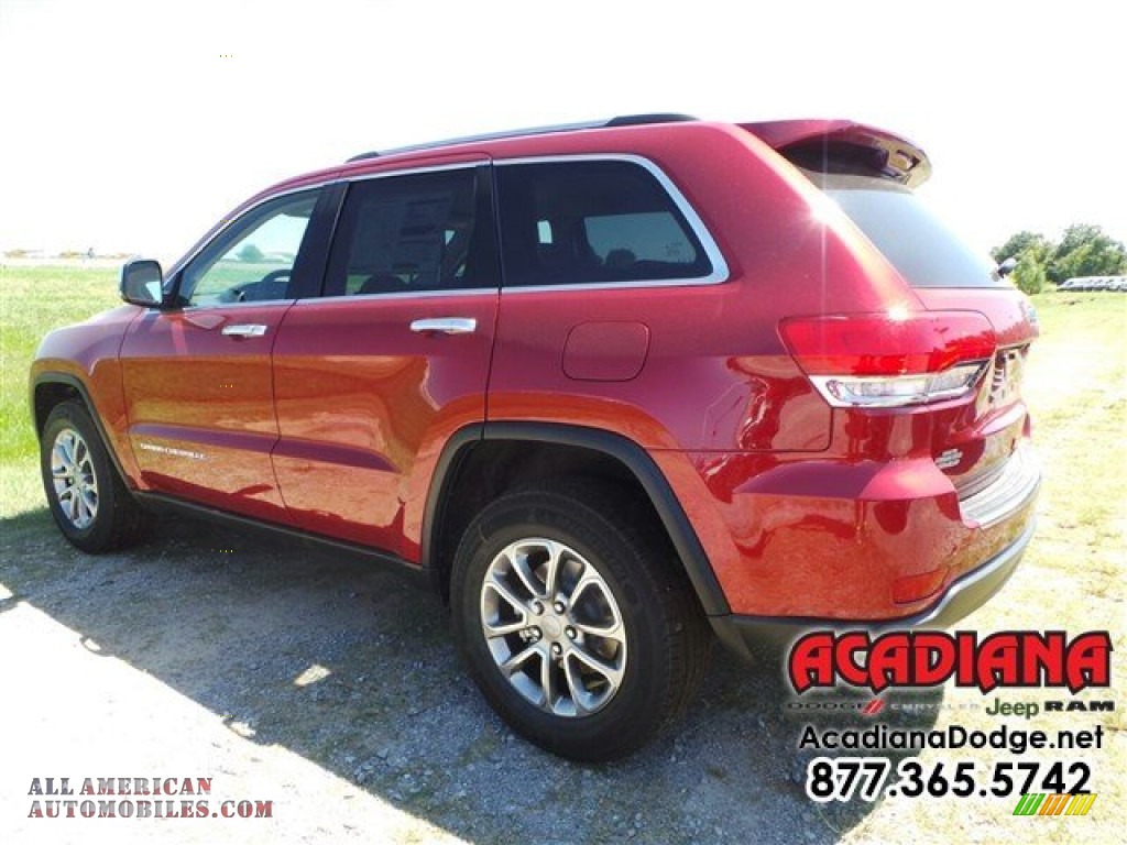 2015 Grand Cherokee Limited - Deep Cherry Red Crystal Pearl / Black/Light Frost Beige photo #2