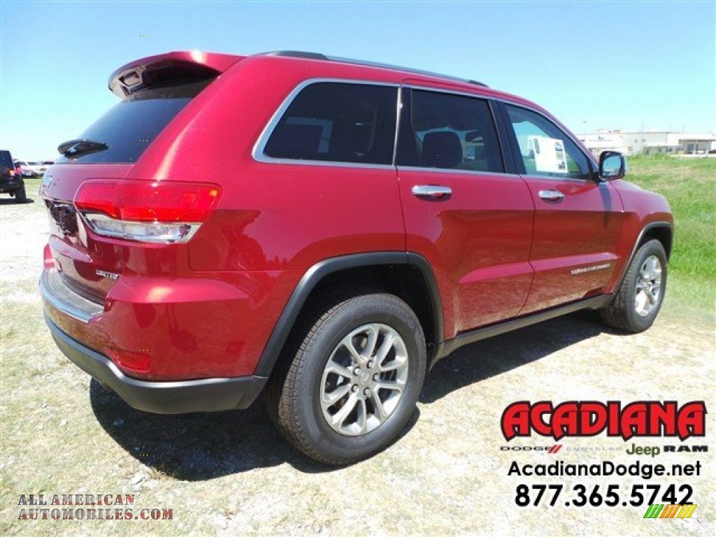 2015 Grand Cherokee Limited - Deep Cherry Red Crystal Pearl / Black/Light Frost Beige photo #3
