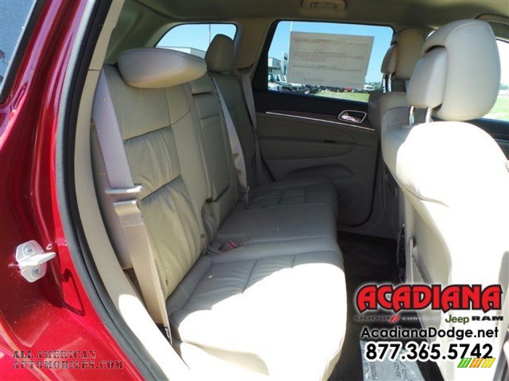 2015 Grand Cherokee Limited - Deep Cherry Red Crystal Pearl / Black/Light Frost Beige photo #11