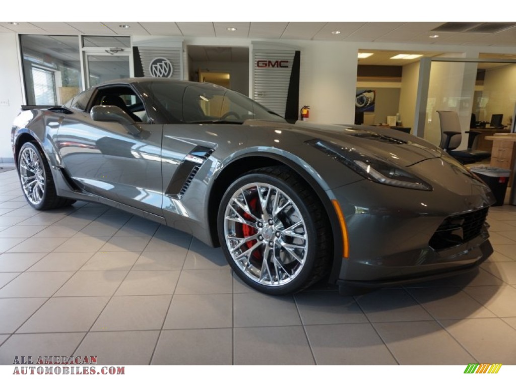 2016 Corvette Z06 Coupe - Shark Gray Metallic / Jet Black photo #1