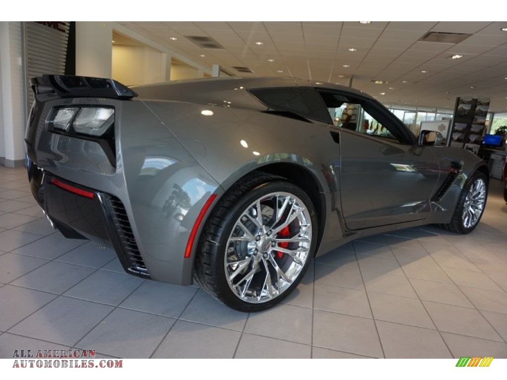 2016 Corvette Z06 Coupe - Shark Gray Metallic / Jet Black photo #5
