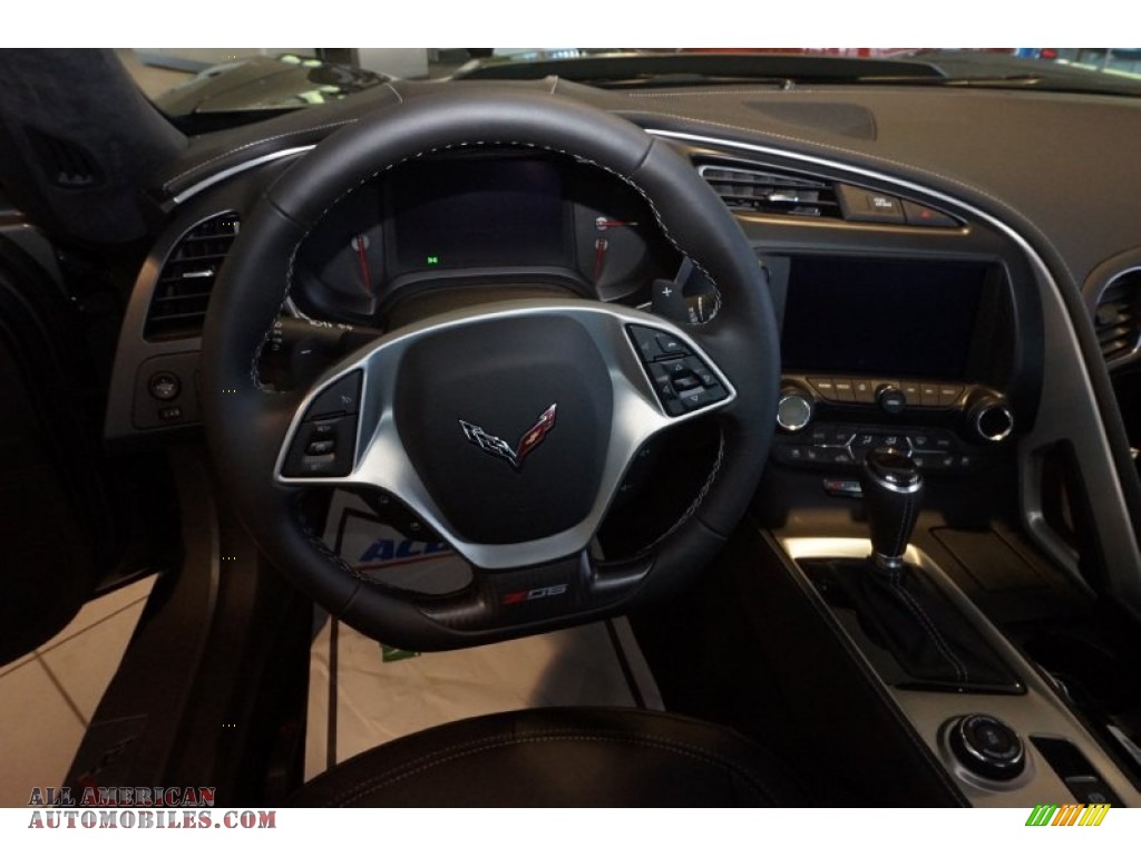 2016 Corvette Z06 Coupe - Shark Gray Metallic / Jet Black photo #9