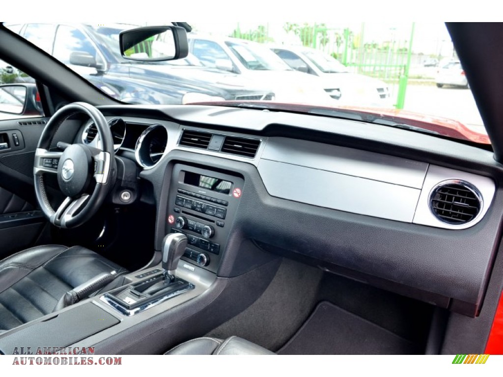 2014 Mustang V6 Premium Convertible - Race Red / Charcoal Black photo #16