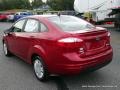 Ford Fiesta SE Sedan Ruby Red Metallic photo #3