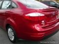 Ford Fiesta SE Sedan Ruby Red Metallic photo #33