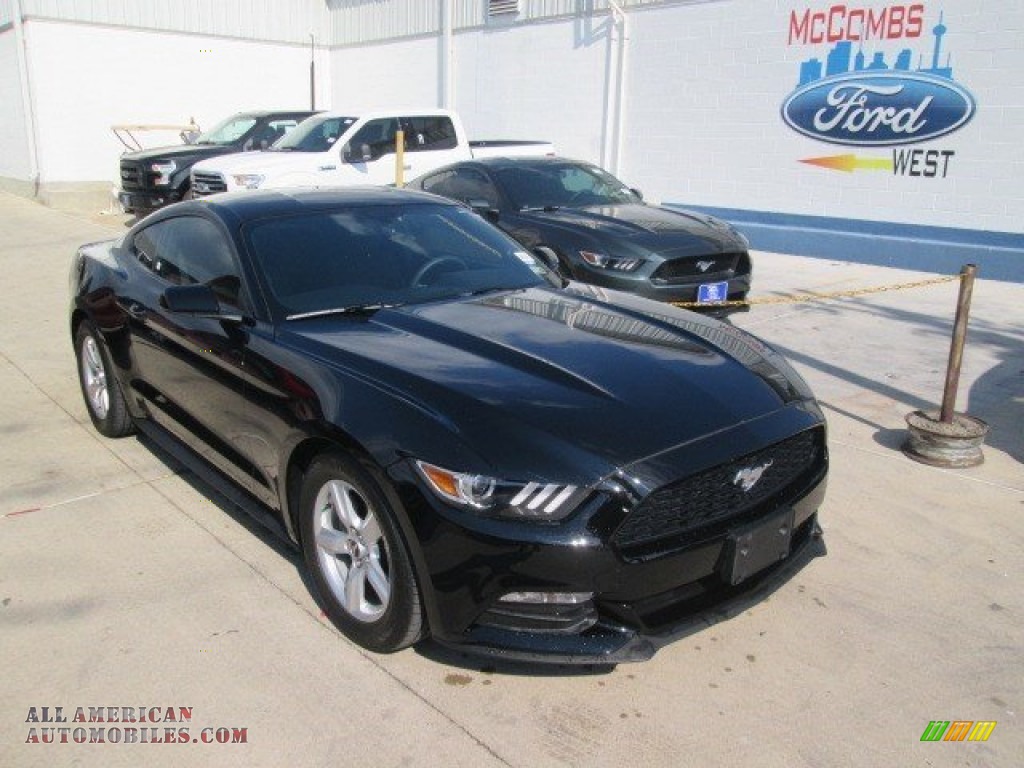 2015 Mustang V6 Coupe - Black / Ebony photo #23