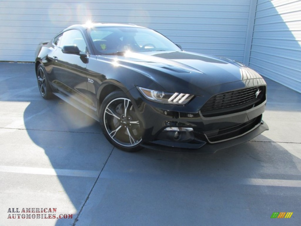 2016 Mustang GT/CS California Special Coupe - Shadow Black / California Special Ebony Black/Miko Suede photo #2