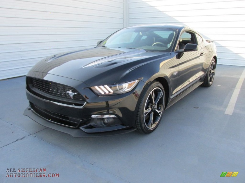 2016 Mustang GT/CS California Special Coupe - Shadow Black / California Special Ebony Black/Miko Suede photo #7