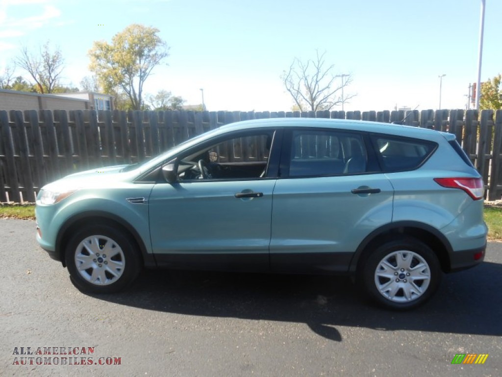 2013 Escape S - Frosted Glass Metallic / Charcoal Black photo #7