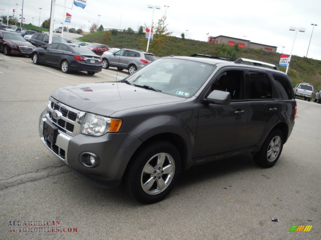 2012 Escape Limited V6 4WD - Sterling Gray Metallic / Charcoal Black photo #5