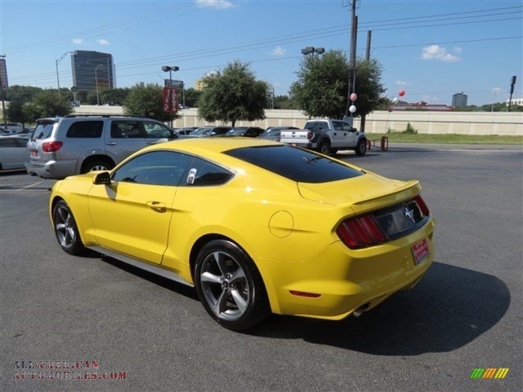 2015 Mustang V6 Coupe - Triple Yellow Tricoat / Ebony photo #6