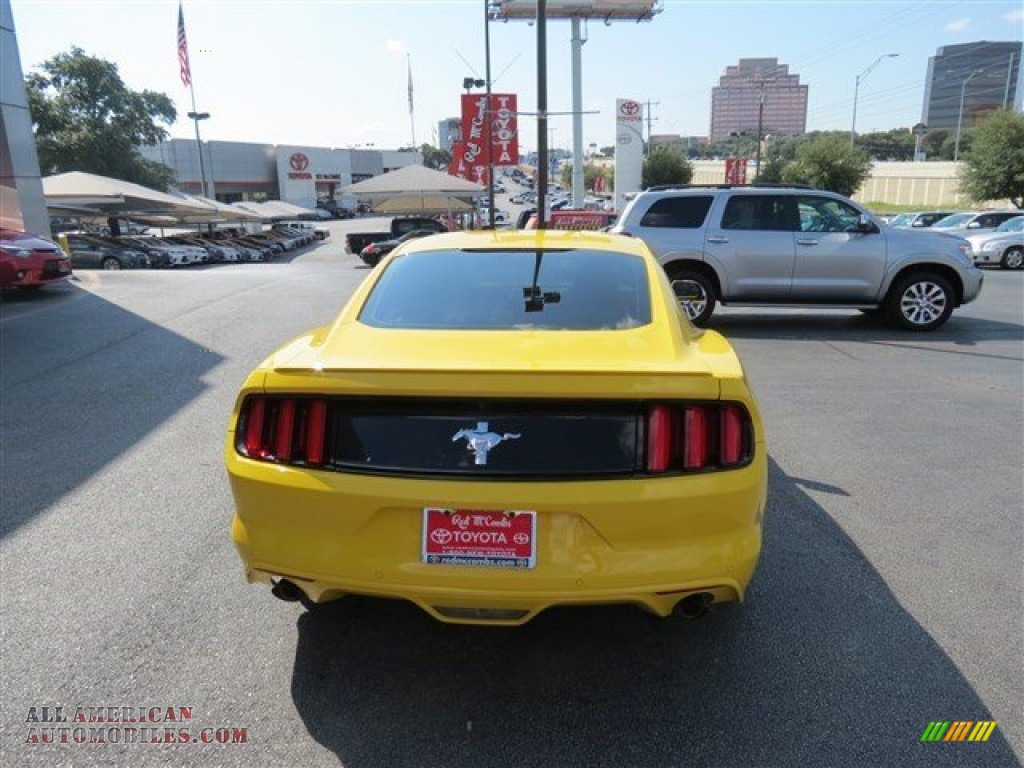 2015 Mustang V6 Coupe - Triple Yellow Tricoat / Ebony photo #7