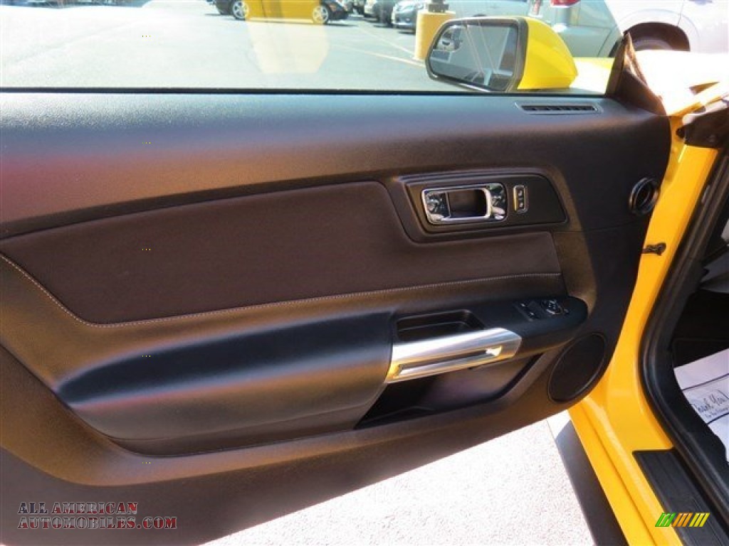 2015 Mustang V6 Coupe - Triple Yellow Tricoat / Ebony photo #12