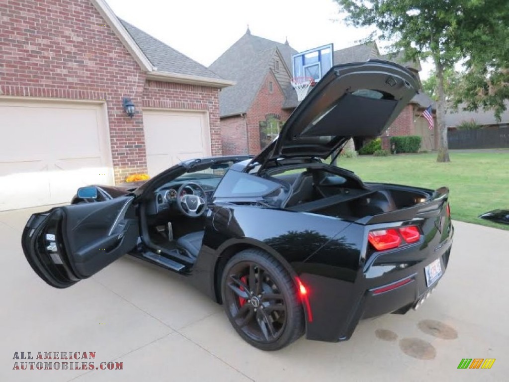 2015 Corvette Stingray Coupe Z51 - Black / Jet Black photo #5