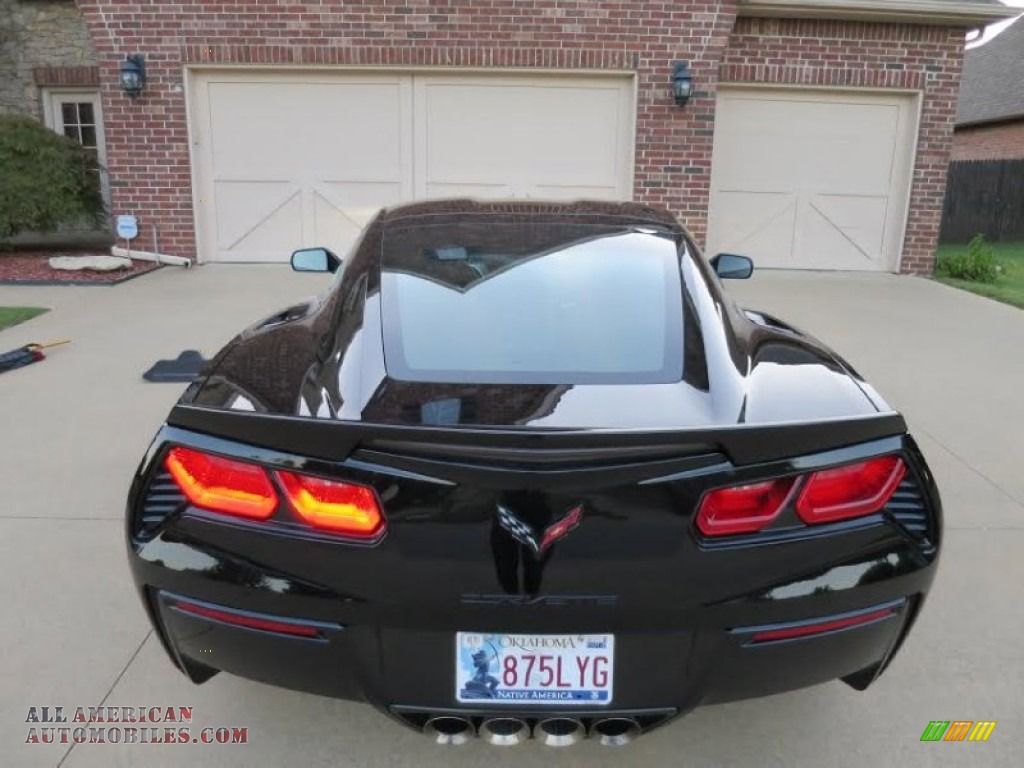 2015 Corvette Stingray Coupe Z51 - Black / Jet Black photo #6
