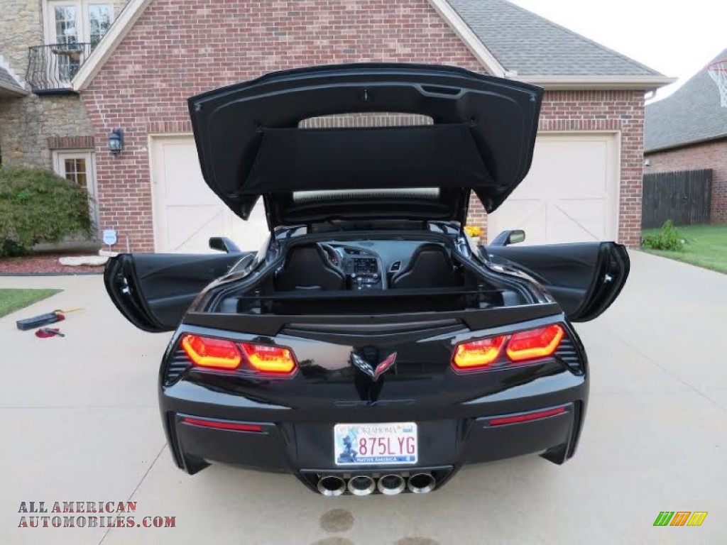 2015 Corvette Stingray Coupe Z51 - Black / Jet Black photo #7