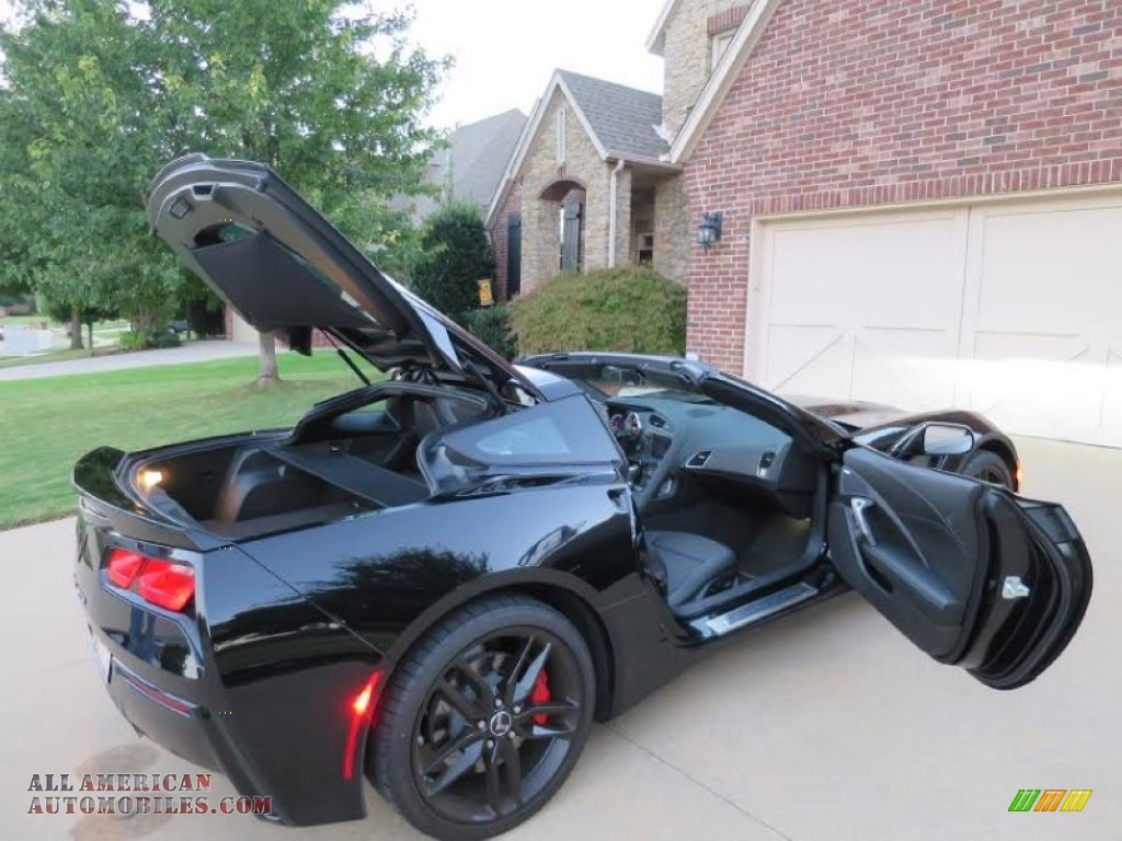 2015 Corvette Stingray Coupe Z51 - Black / Jet Black photo #9