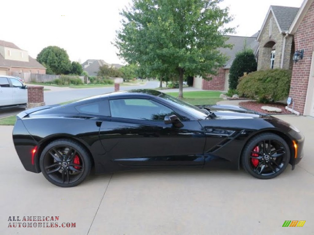 2015 Corvette Stingray Coupe Z51 - Black / Jet Black photo #10