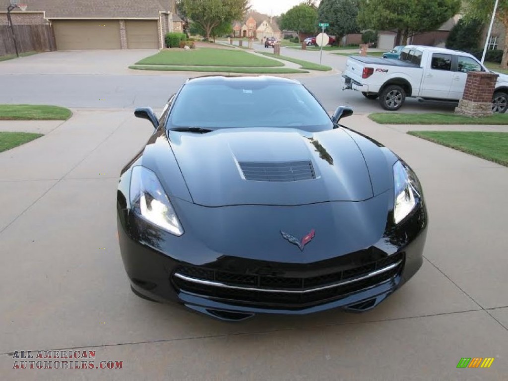 2015 Corvette Stingray Coupe Z51 - Black / Jet Black photo #13