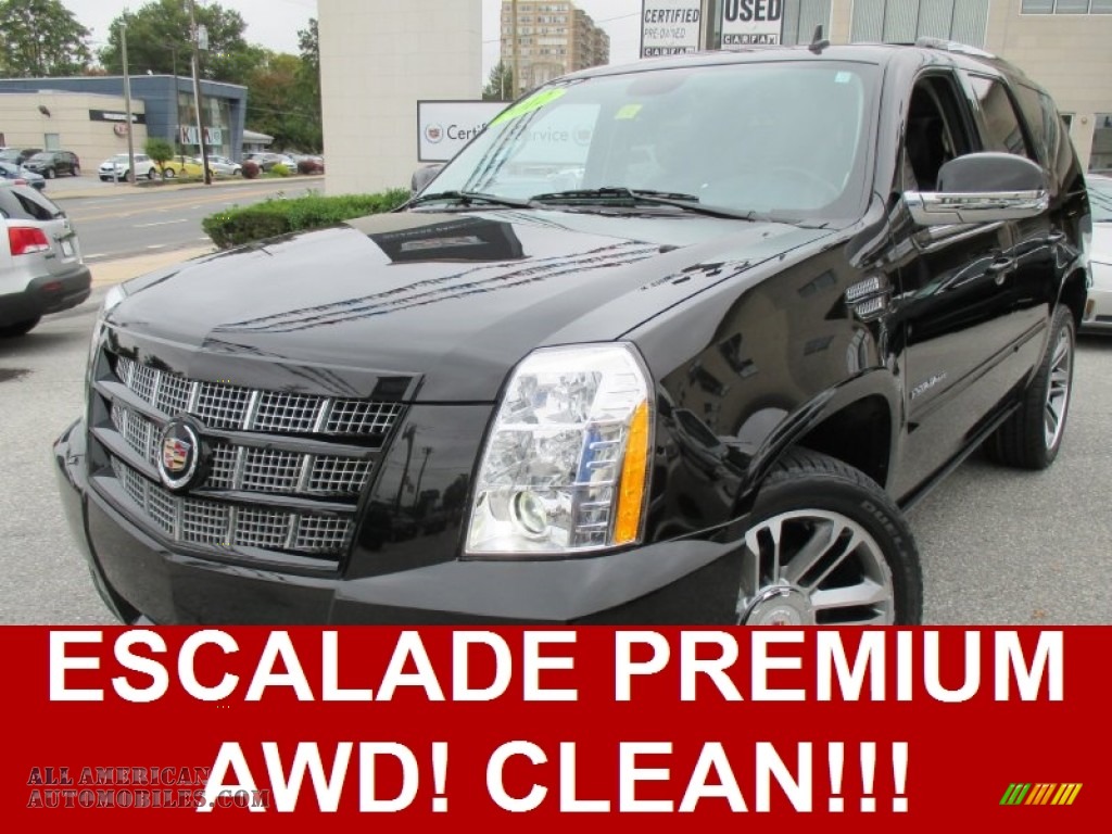 2012 Escalade Premium AWD - Black Raven / Ebony/Ebony photo #1