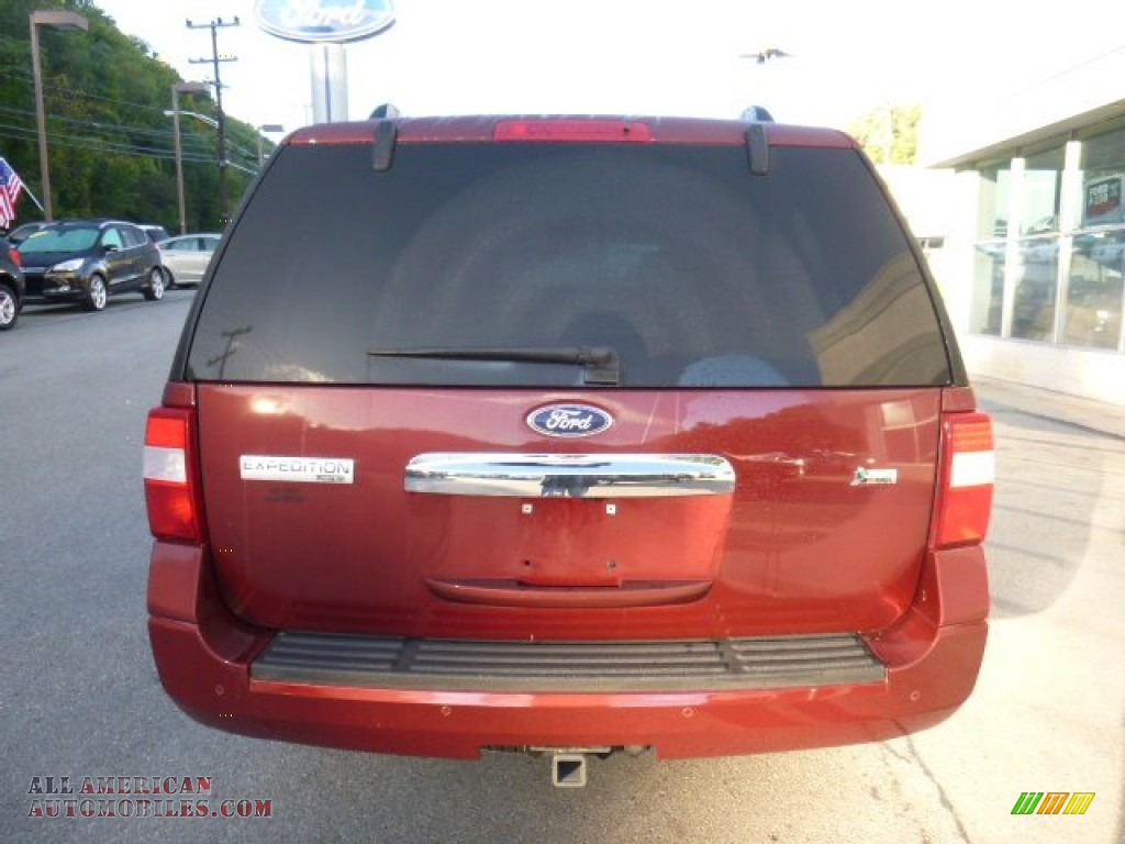 2012 Expedition Limited 4x4 - Autumn Red Metallic / Charcoal Black photo #5