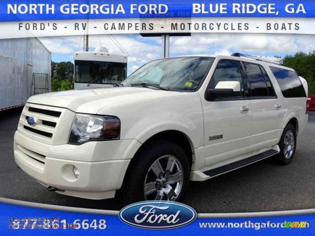 White Sand Tri Coat Metallic / Stone Ford Expedition EL Limited 4x4