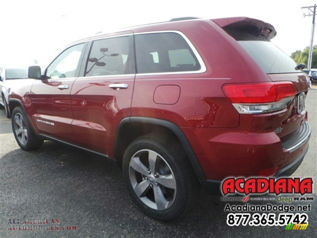 2015 Grand Cherokee Limited - Deep Cherry Red Crystal Pearl / Black/Light Frost Beige photo #2