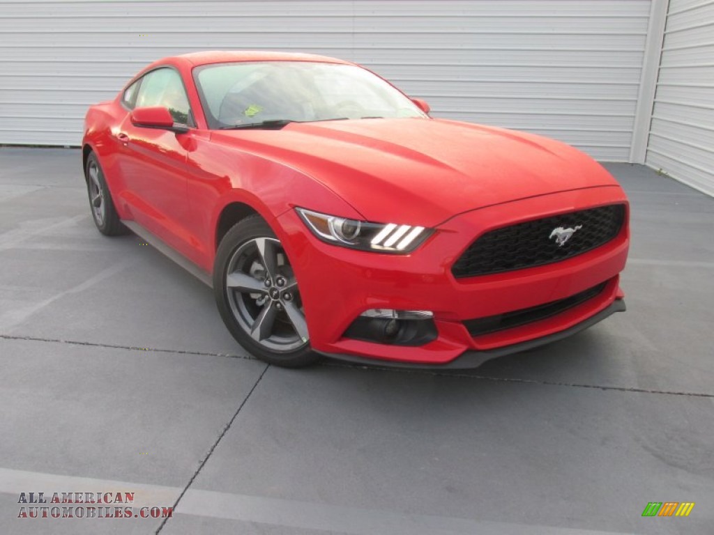 Race Red / Ebony Ford Mustang V6 Coupe