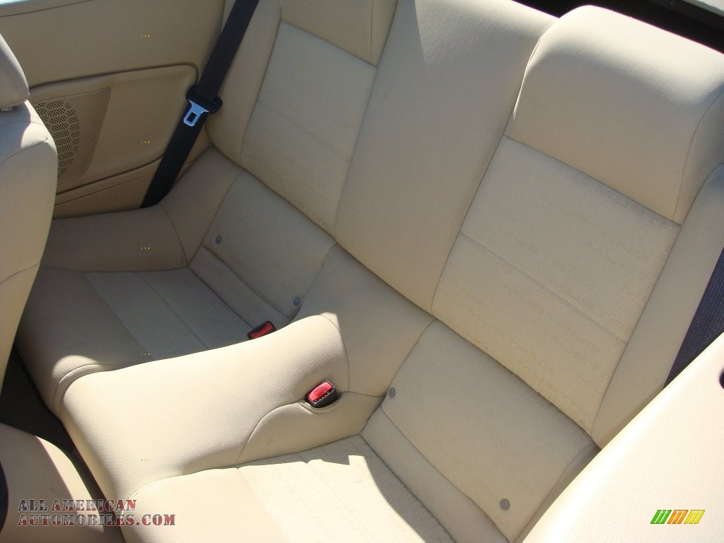 2006 Mustang V6 Premium Convertible - Redfire Metallic / Light Parchment photo #13