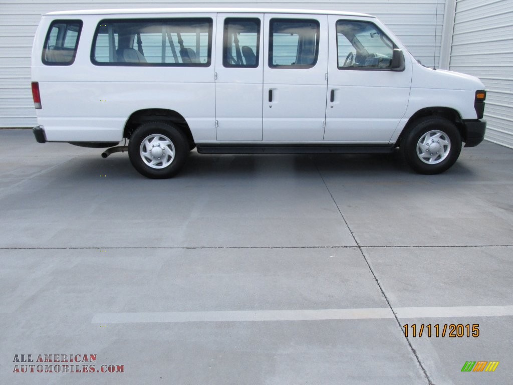 2012 E Series Van E350 XL Extended Passenger - Oxford White / Medium Flint photo #8