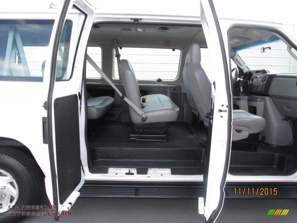 2012 E Series Van E350 XL Extended Passenger - Oxford White / Medium Flint photo #25