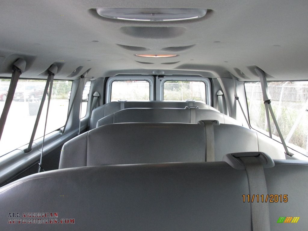 2012 E Series Van E350 XL Extended Passenger - Oxford White / Medium Flint photo #30