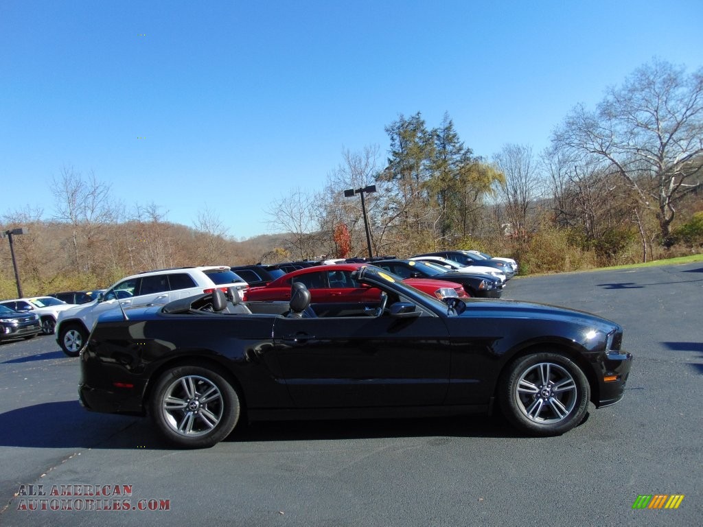 2013 Mustang V6 Premium Convertible - Black / Charcoal Black photo #2