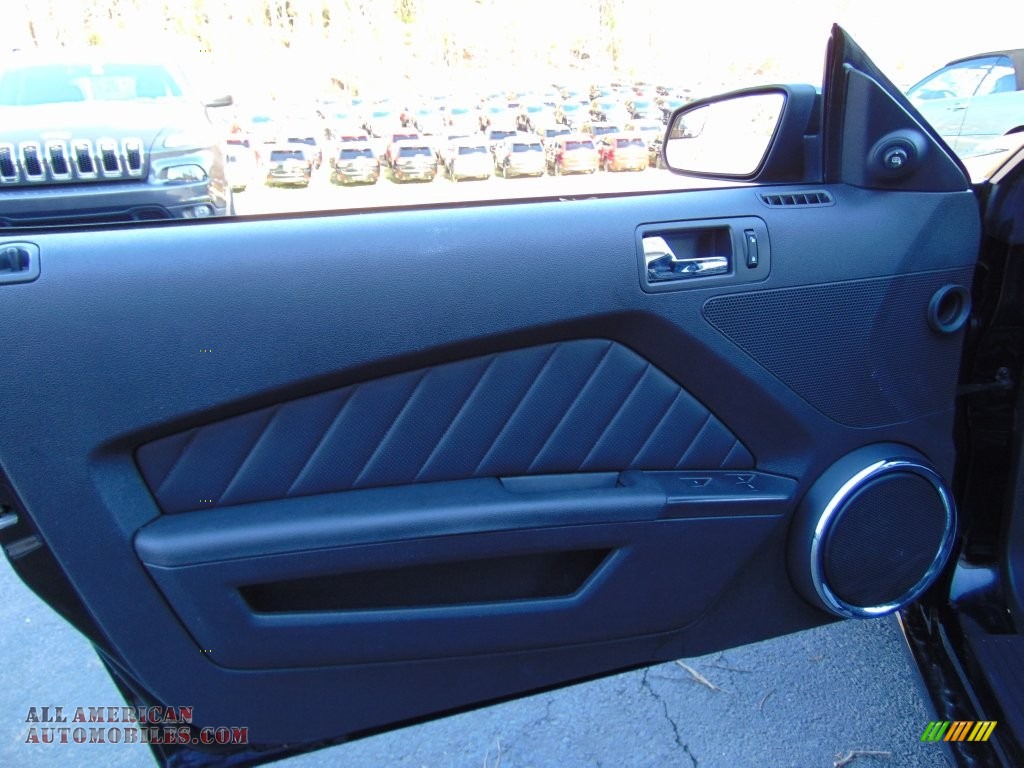 2013 Mustang V6 Premium Convertible - Black / Charcoal Black photo #13